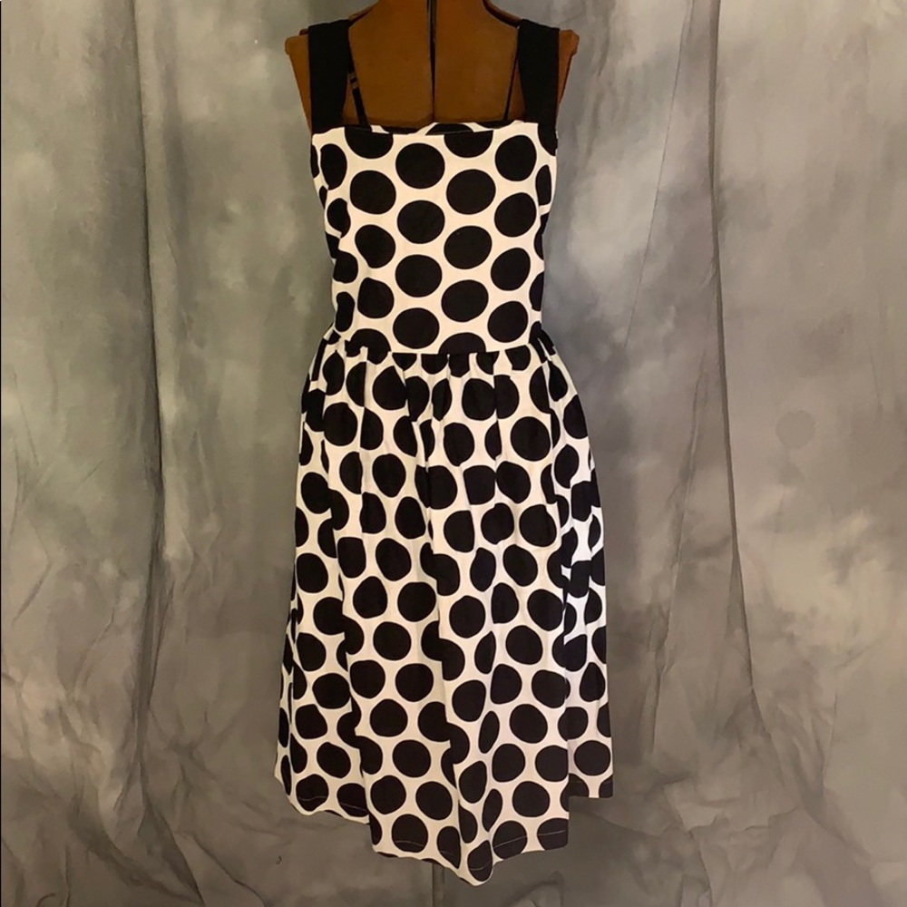 Who What Wear Polka Dot Dress